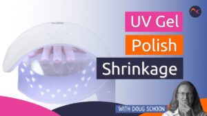Sơn gel UV bị co ngót